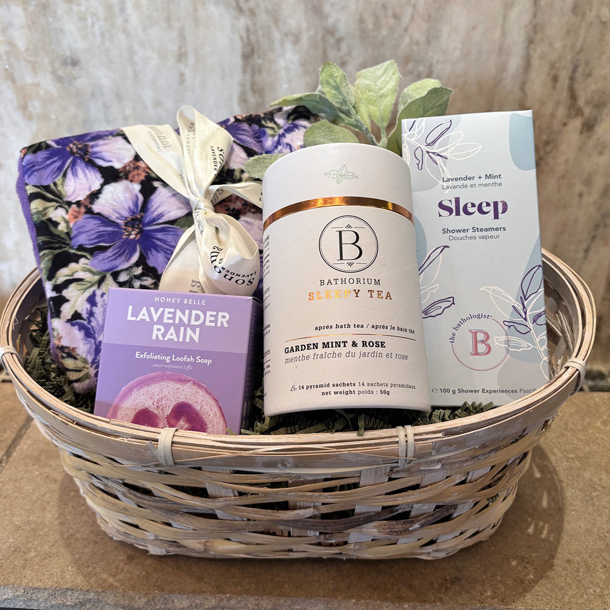 Gift Basket of spa products