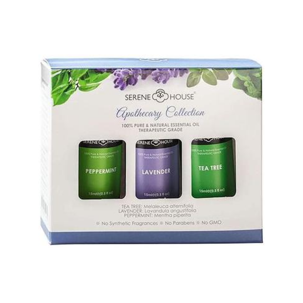 Serene House Apothecary Essential Oil 3-piece Set
